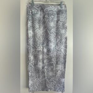 NWOT Ripskirt Gray White Floral Skirt or Coverup